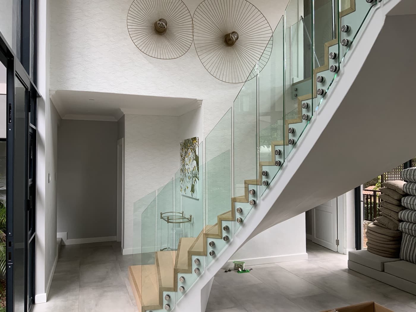 Modern home interior built by Green Living Projects